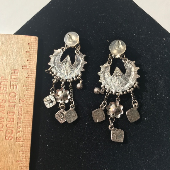 Sparkling Rhinestone Earrings - Picture 7 of 8